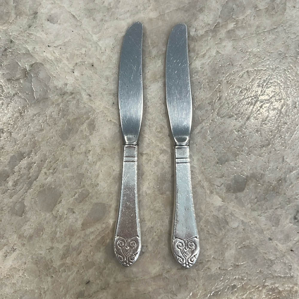 Waldorf Astoria Art Deco Butter Knife Flatware